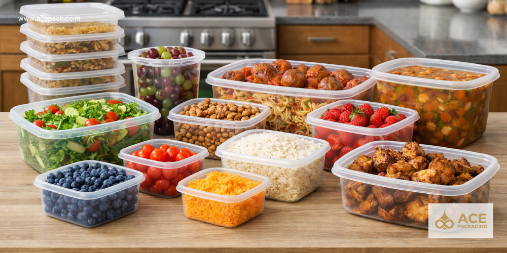 Injection Moulded Food Packaging Containers