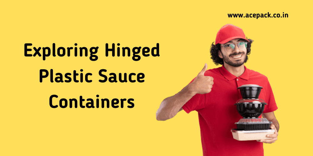 Hinge plastic containers : Art of Sauce Containment