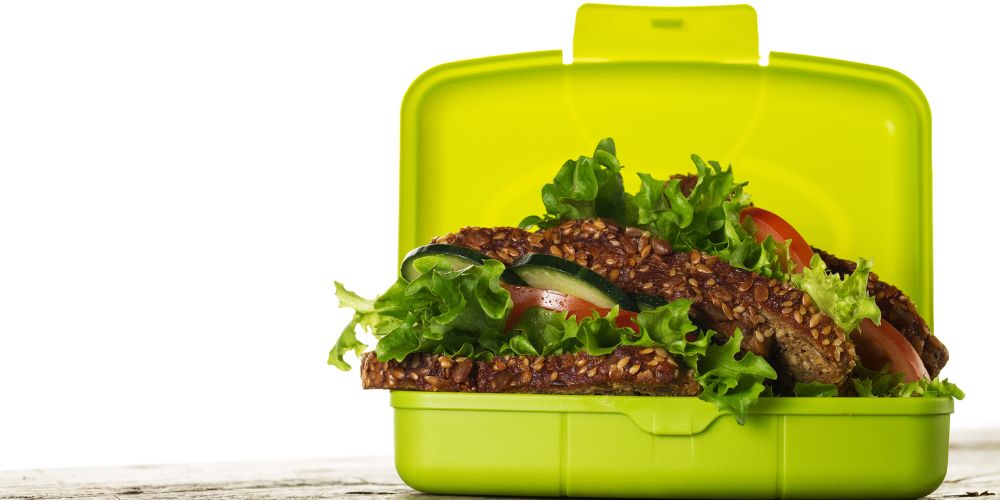 hinged plastic containers