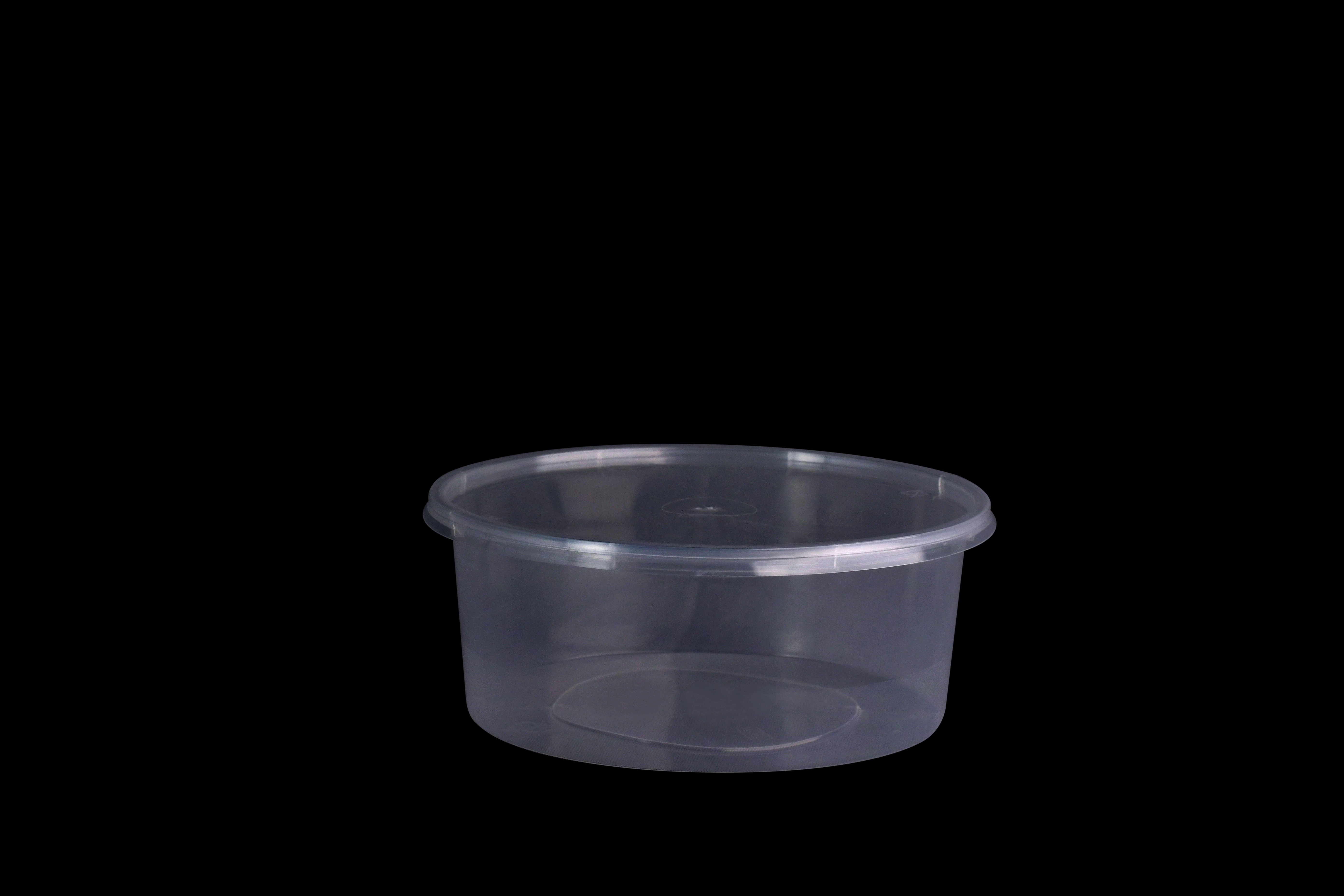 Flat Plastic Containers - 750ml