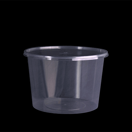 Flat Plastic Containers - 1000ml