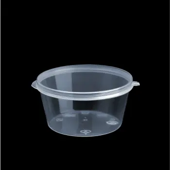 hinge plastic food Cups